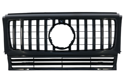 Kühlergrill für Mercedes G W463 90-14 New G63 GT-R Panamericana Look Schwarz CarPartsTuning