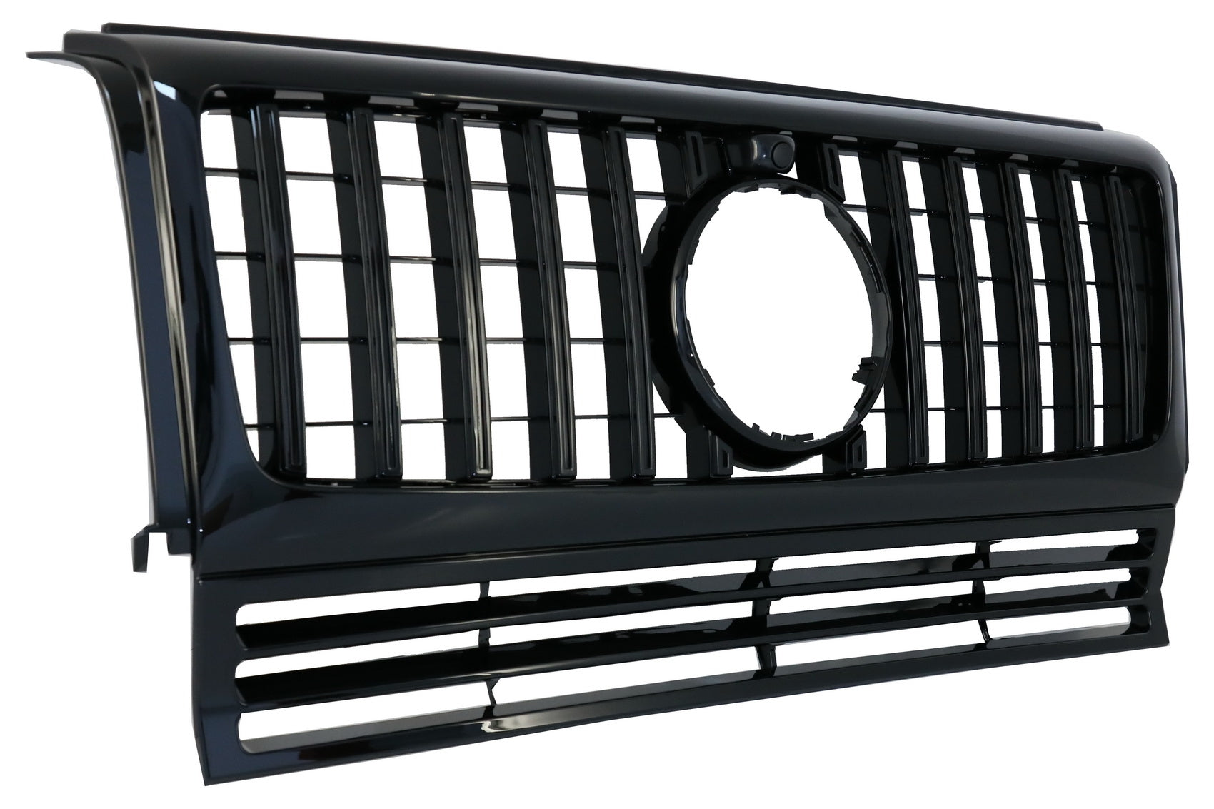Kühlergrill für Mercedes G W463 90-14 New G63 GT-R Panamericana Look Schwarz CarPartsTuning