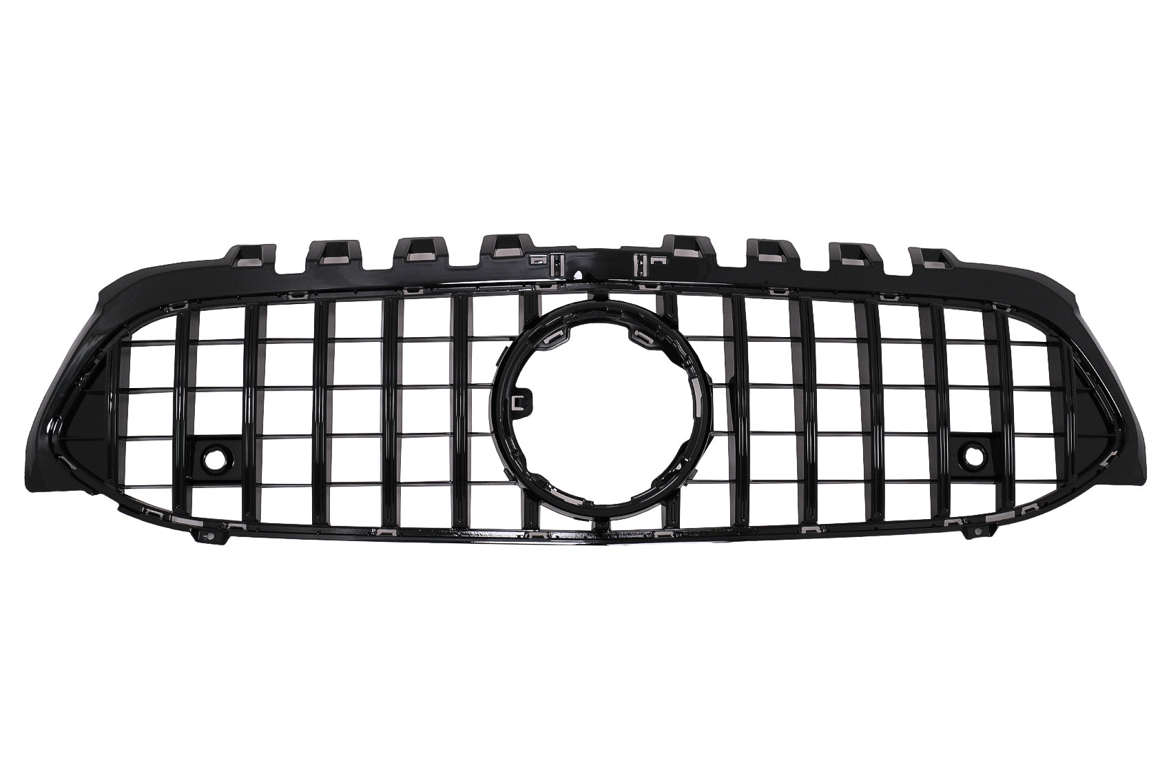Kühlergrill für Mercedes A W177 V177 04.18+ GT-R Panamericana Look Schwarz CarPartsTuning
