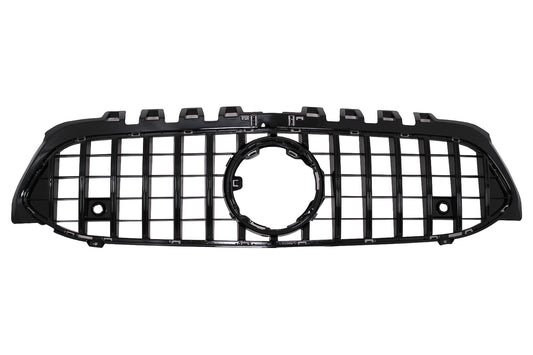 Kühlergrill für Mercedes A W177 V177 04.18+ GT-R Panamericana Look Schwarz CarPartsTuning