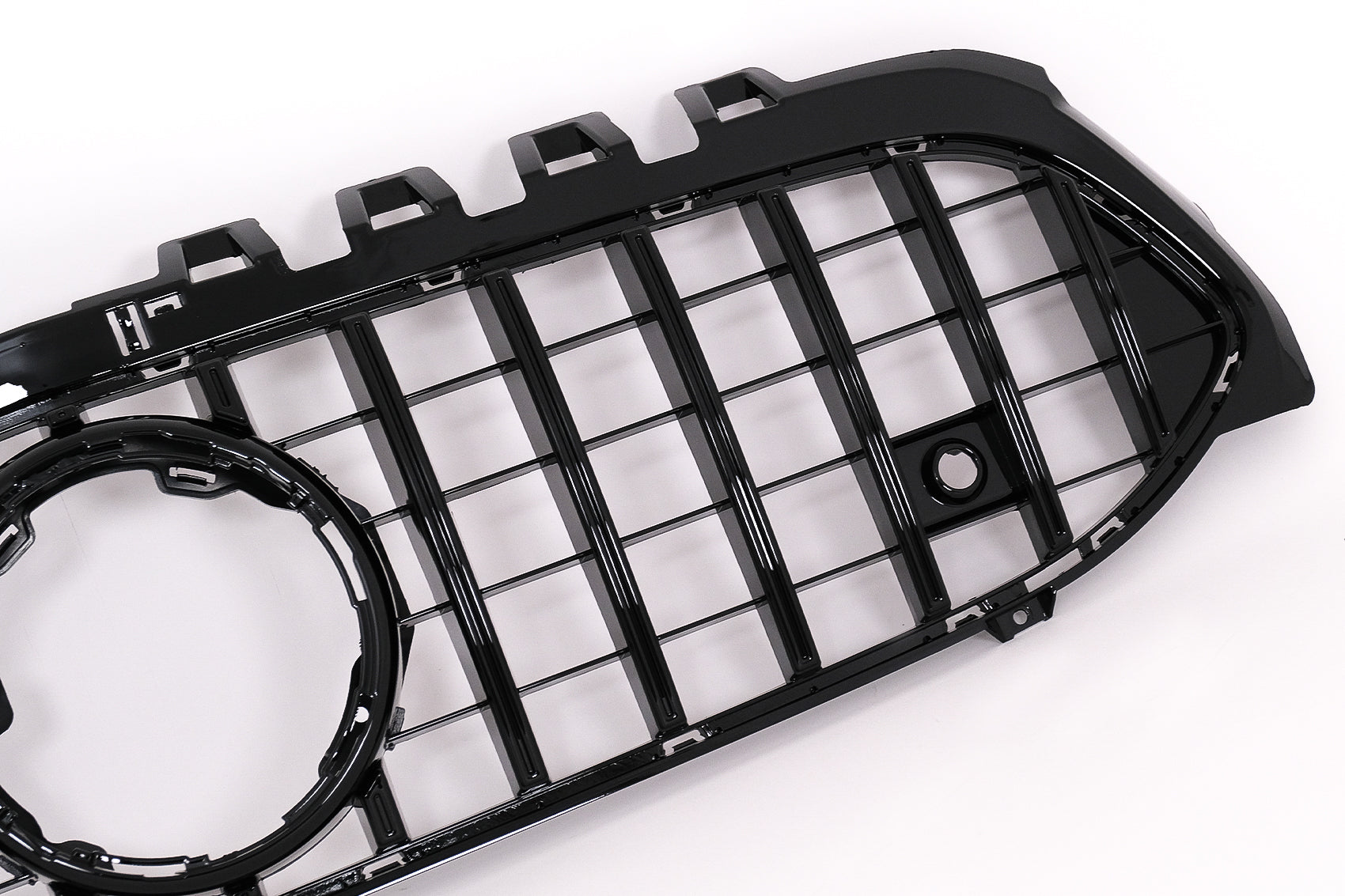 Kühlergrill für Mercedes A W177 V177 04.18+ GT-R Panamericana Look Schwarz CarPartsTuning