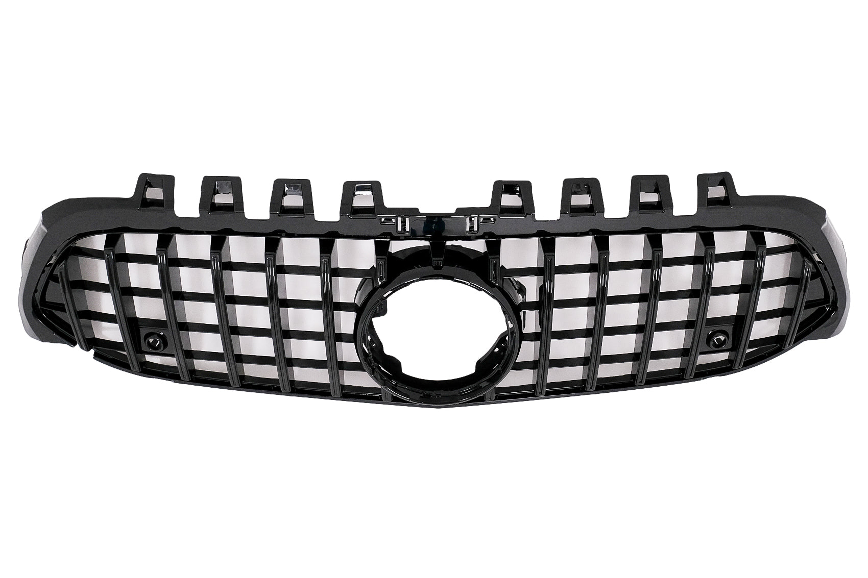 Kühlergrill für Mercedes A W177 V177 04.18+ GT-R Panamericana Look Schwarz CarPartsTuning