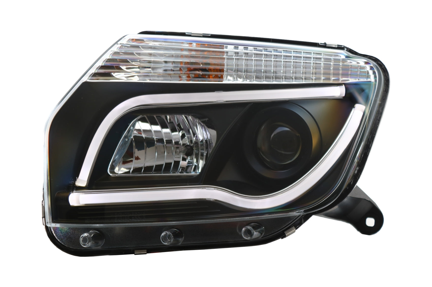 LED Scheinwerfer für Dacia Duster I 2009-2014 Licht Tube Light Bar Black Edition- CarPartsTuning