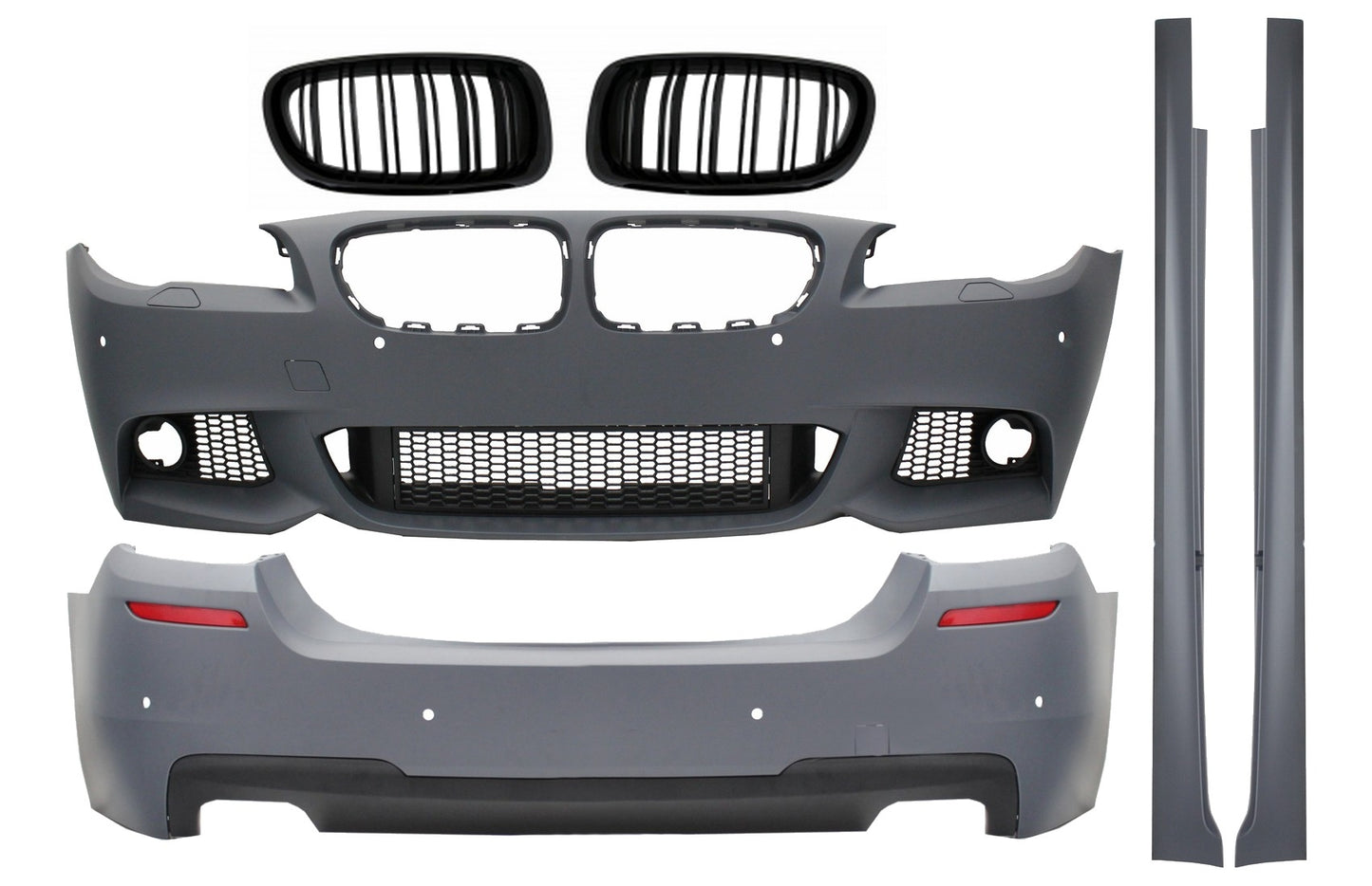 Bodykit für BMW 5er F10 11-17 Stoßstange Diffusorgitter M-Technik Look Carpartstuning Austria