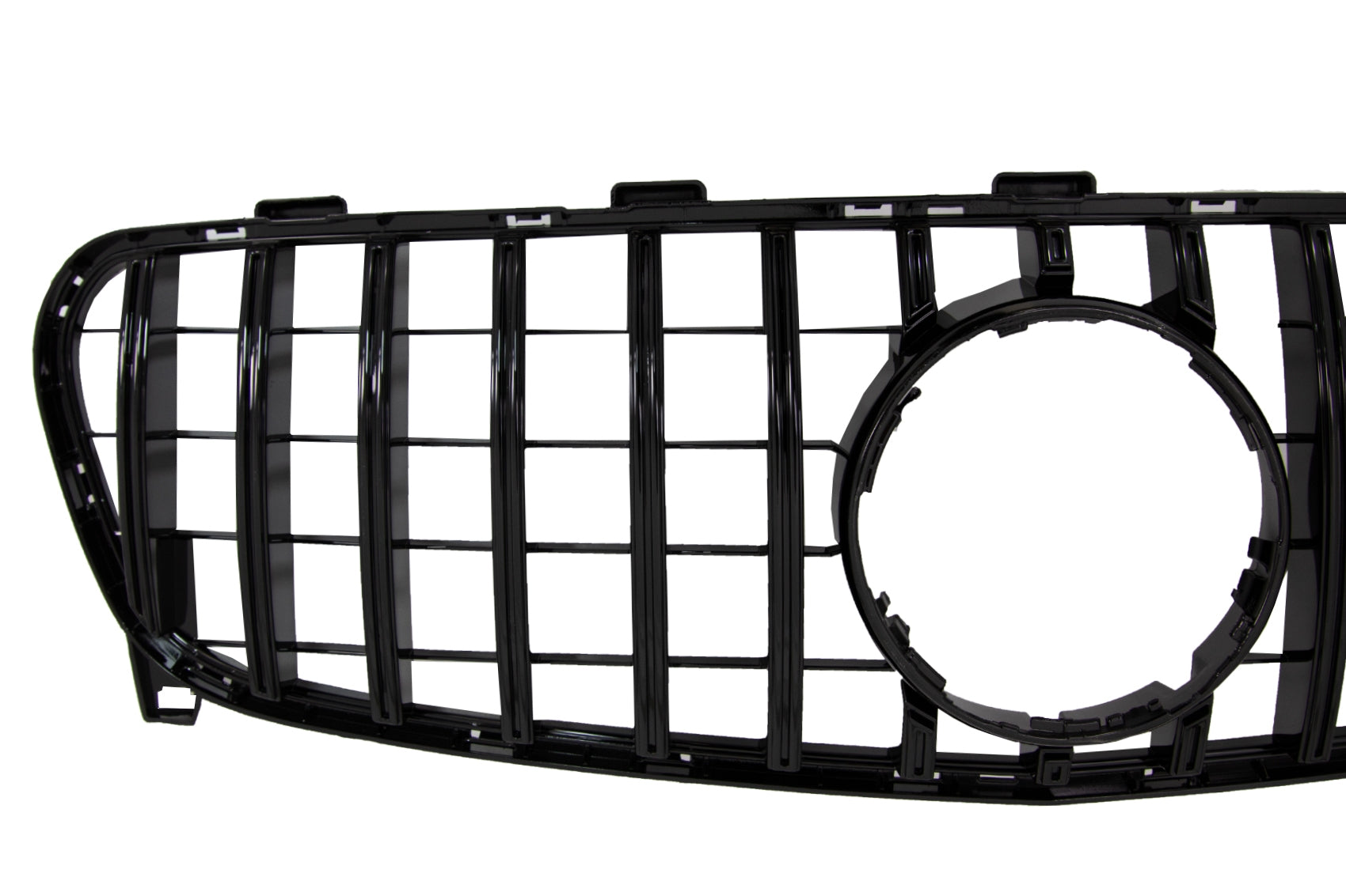 Khlergrill fur Mercedes GLA X156 MOPF 2017+ Gitter GT-R Panamericana Look Schwarz CarPartsTuning