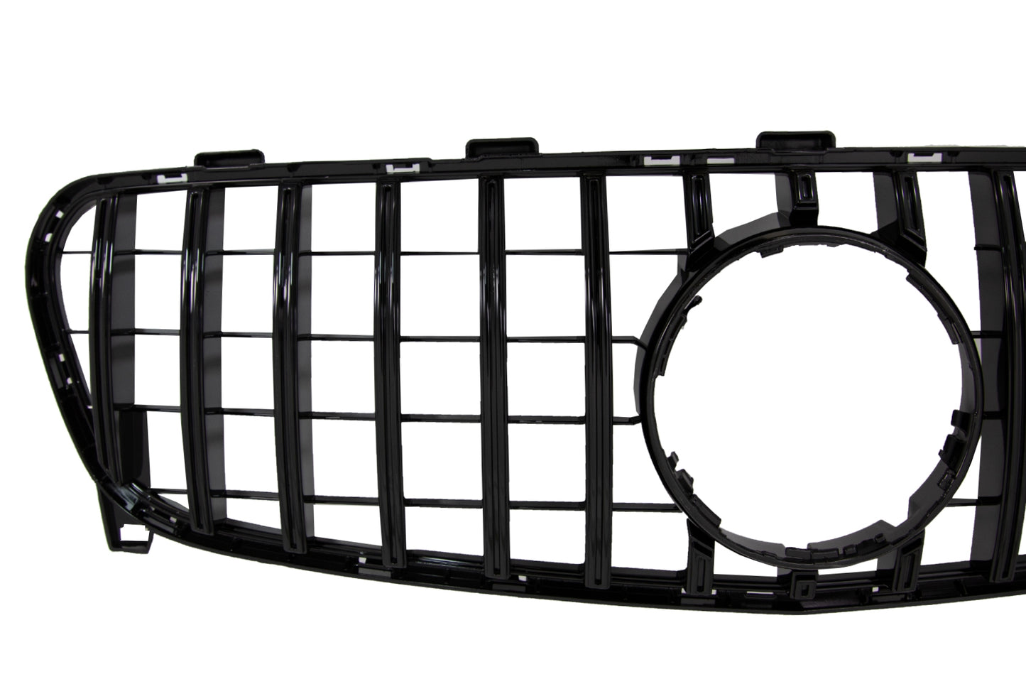 Khlergrill fur Mercedes GLA X156 MOPF 2017+ Gitter GT-R Panamericana Look Schwarz CarPartsTuning