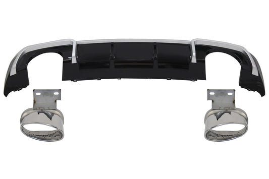 Valance Diffusor & Auspuff-Tipps für Audi A3 8V Sline Facelift 16-19 RS3 Look CarPartsTuning