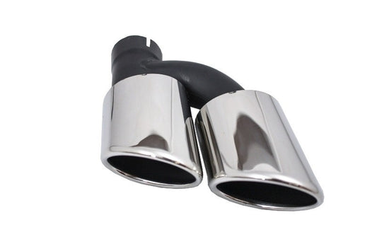 Auspuffblende Endrohr links und rechts passend für Audi A3 A4 A5 A6 A7 A8 bis S3 S4 S5 S6 S7 S8 SQ3 SQ5 S-Design KITT