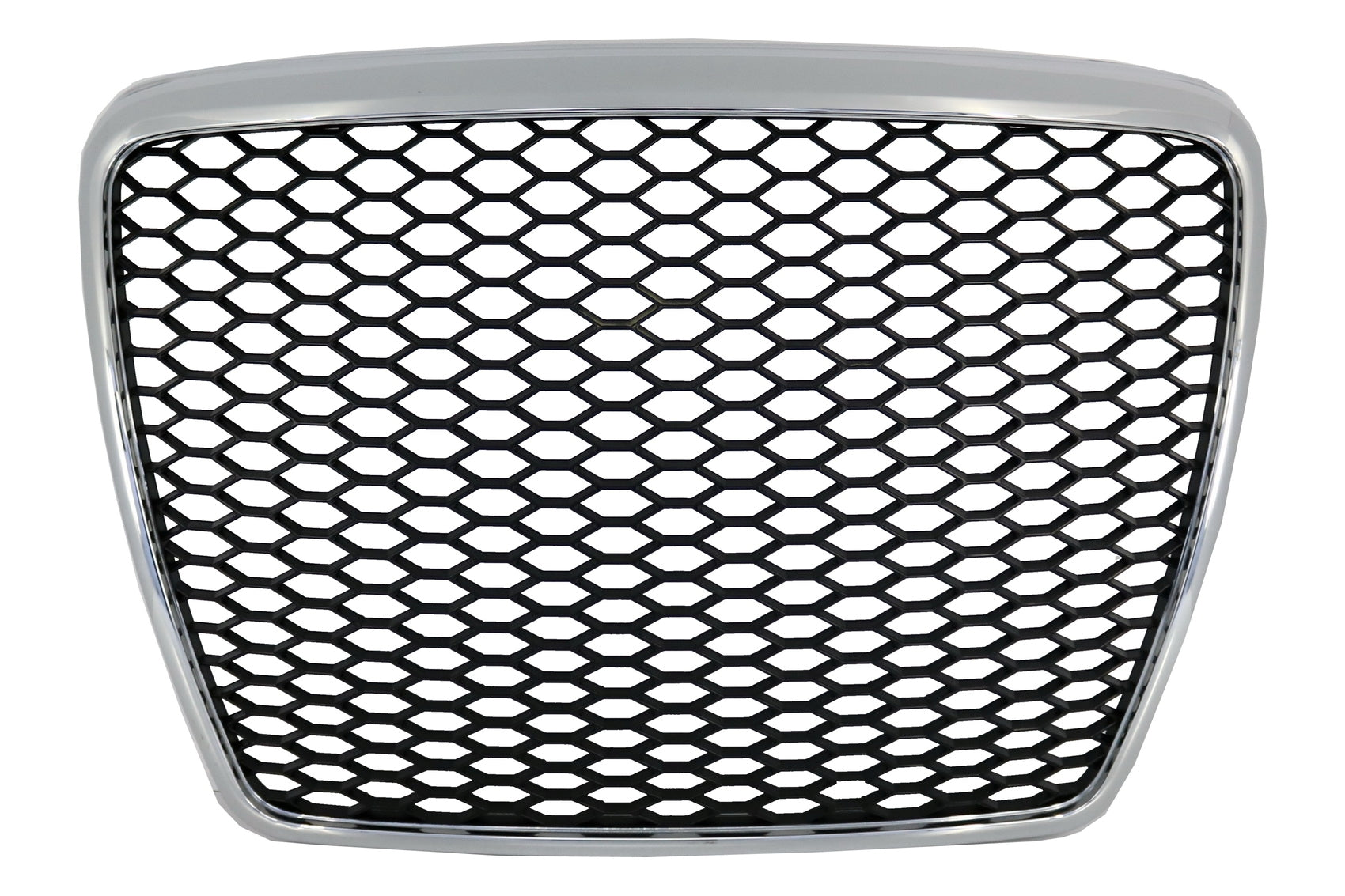 Kühlergrill für Audi A6 4F2 4F C6 04-11 Limo Avant Gitter RS Optik Chrom Schwarz CarPartsTuning