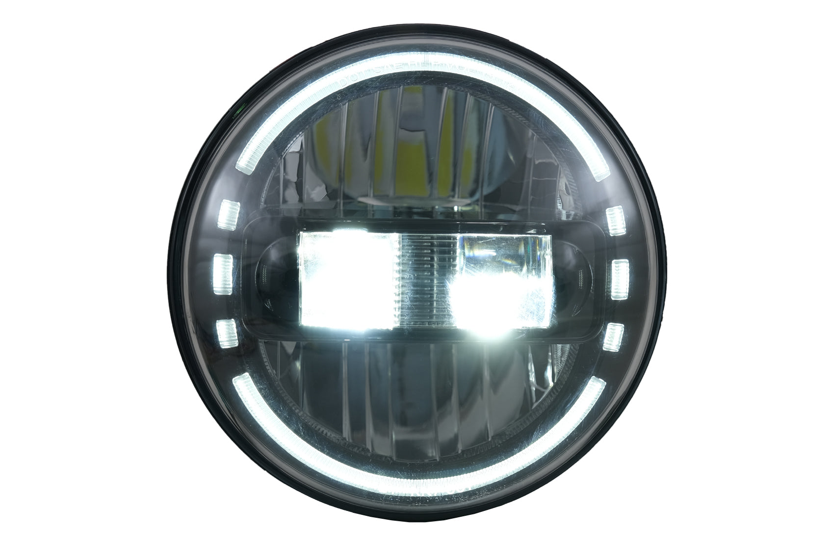 7 Inch CREE LED Scheinwerfer Halo DRL für Jeep JK TJ LJ JL Verteidiger Mercedes W463 CarPartsTuning