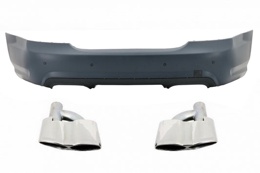 Heckstoßstange für Mercedes W221 S-Klasse 05-11 Endschalldämpfer S65 Design CarPartsTuning