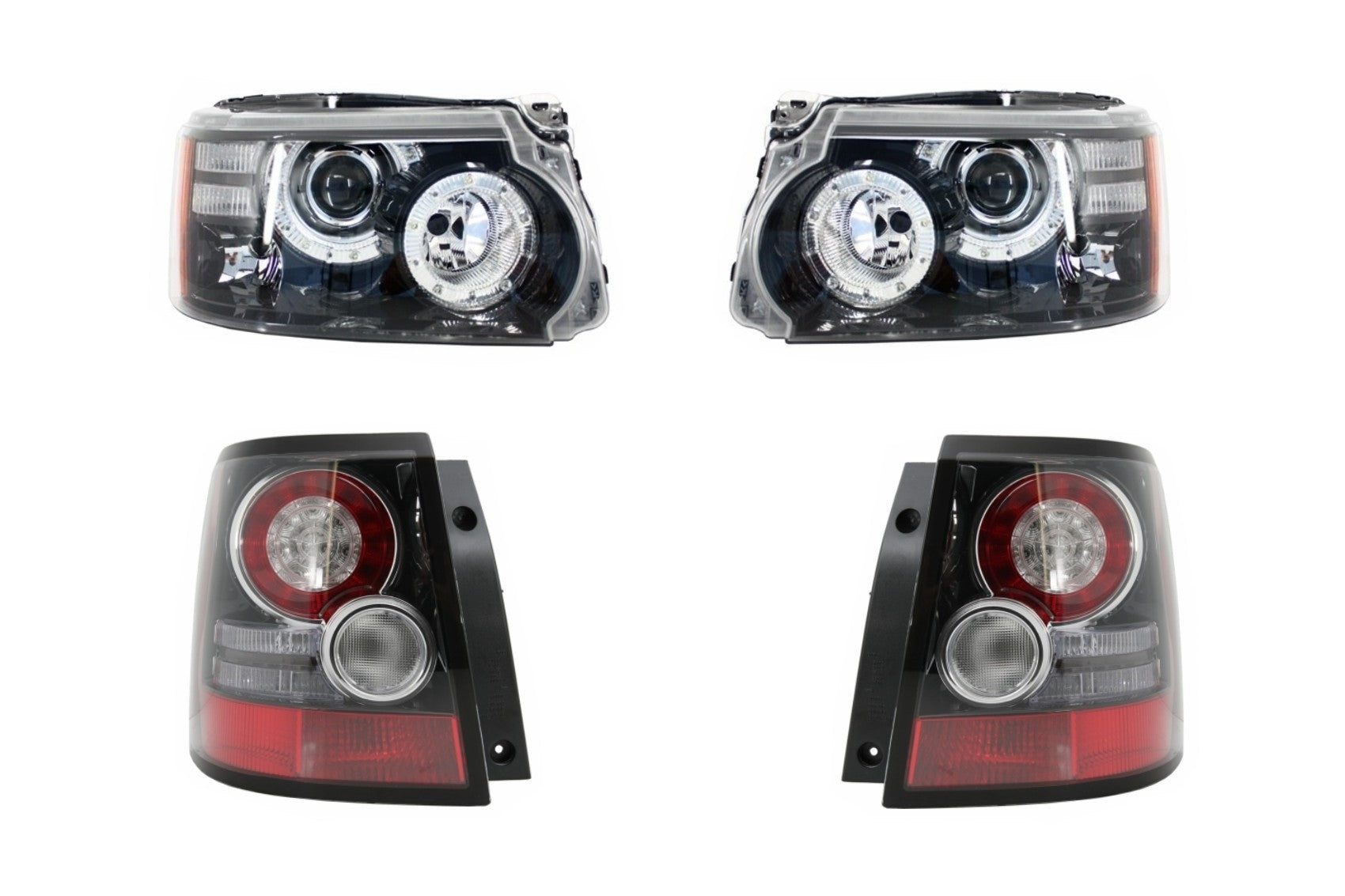 LED-Scheinwerfer Und Rücklichter Passend Für Range Rover Sport L320 (2009-2013) Facelift-Design KITT