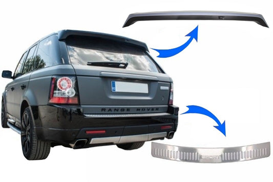 Dachspoiler Mit Stoßfängerfußplatte Passend Für Range Rover Sport L320 (2010-2013) Aubiography Design KITT