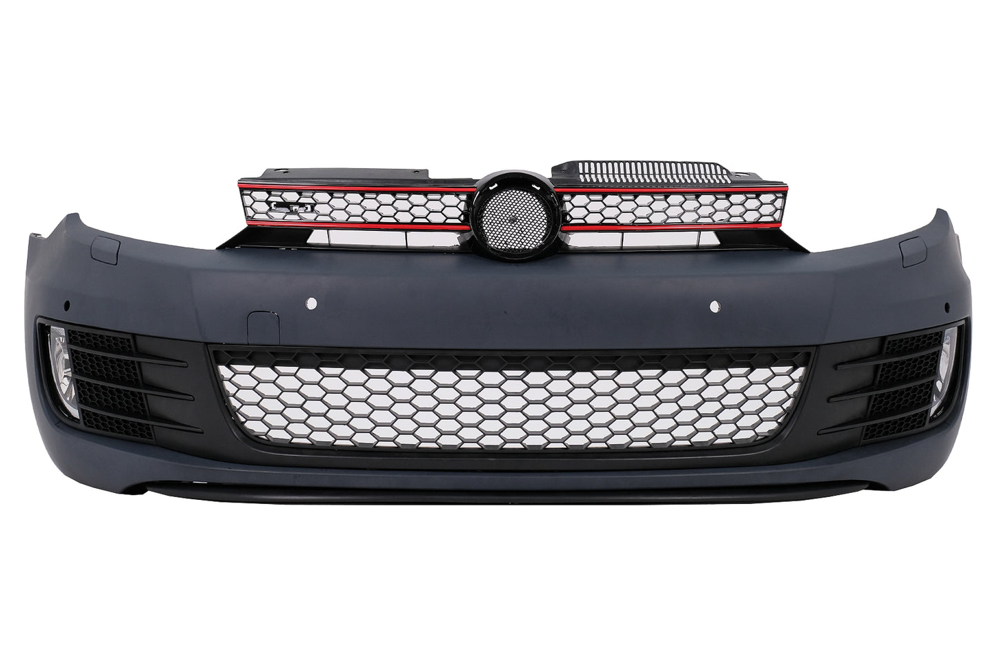 Stoßstange für Golf VI 6 08-13 GTI Look Scheinwerfer LED Fließen Licht Rot RHD Carpartstuning Austria