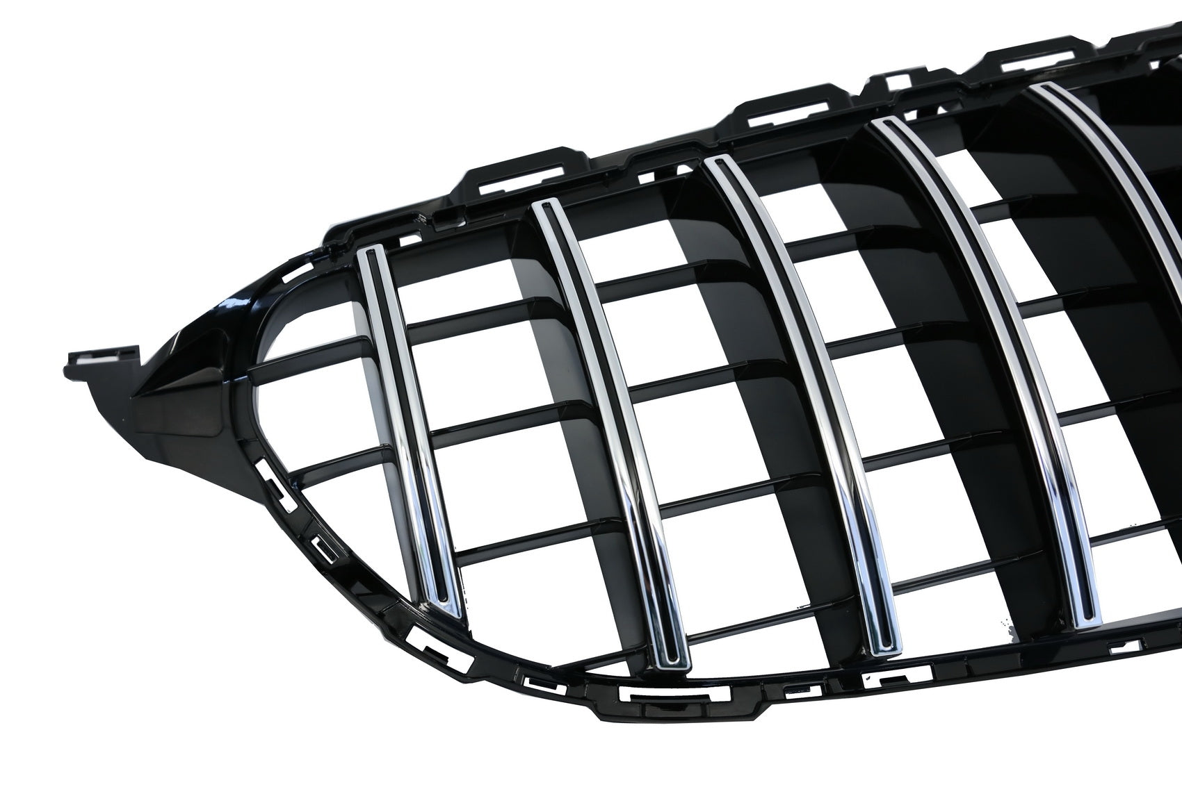 Kühlergrill für Mercedes C W205 S205 14 AMG GT-R Panamericana Look Ohne Kamera CarPartsTuning