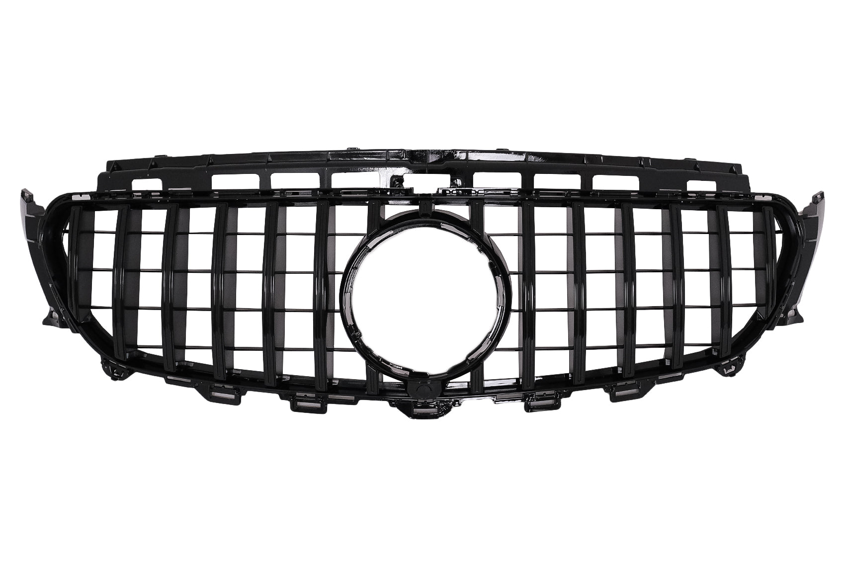 Kühlergrill für Mercedes E W213 S213 C238 A238 16-19 GT-R Panamericana Look Schwarz CarPartsTuning