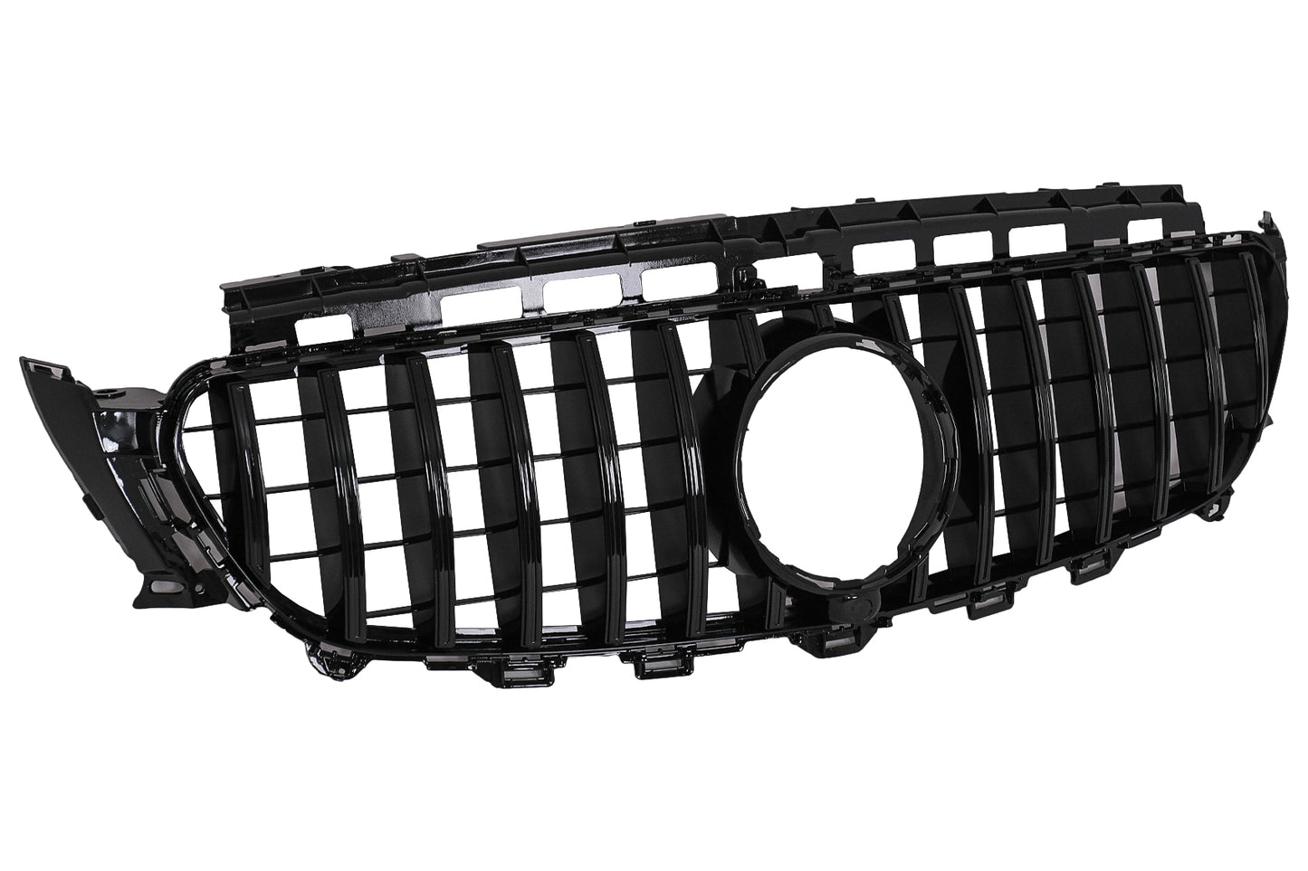 Kühlergrill für Mercedes E W213 S213 C238 A238 16-19 GT-R Panamericana Look Schwarz CarPartsTuning