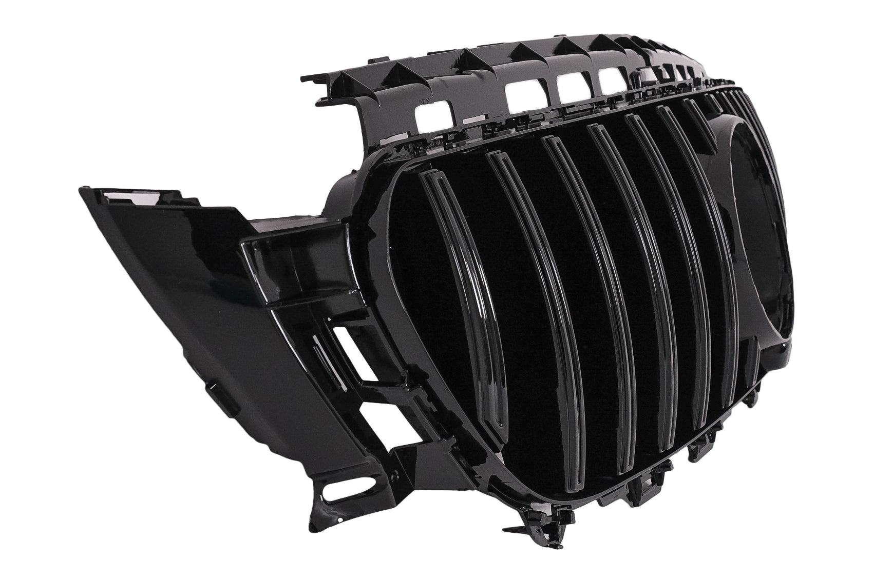 Kühlergrill für Mercedes E W213 S213 C238 A238 16-19 GT-R Panamericana Look Schwarz CarPartsTuning