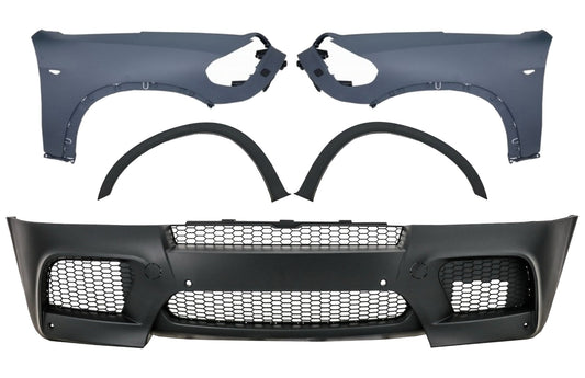 Stoßstange für BMW X5 E70 2007-2013 X5M M-Look Kotflgel Vorne CarPartsTuning