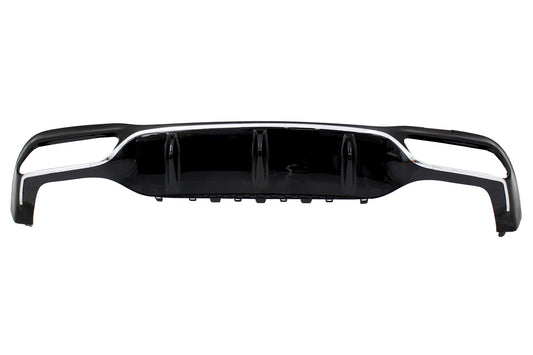 Heckdiffusor passend für Mercedes E-Klasse W213 (2016-2019) E63 Design Chrome Edition KITT