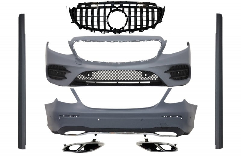 BodyKit für Mercedes E W213 Stoßstange Kühlergrill 16-19 GT-R Sport Line Look CarPartsTuning