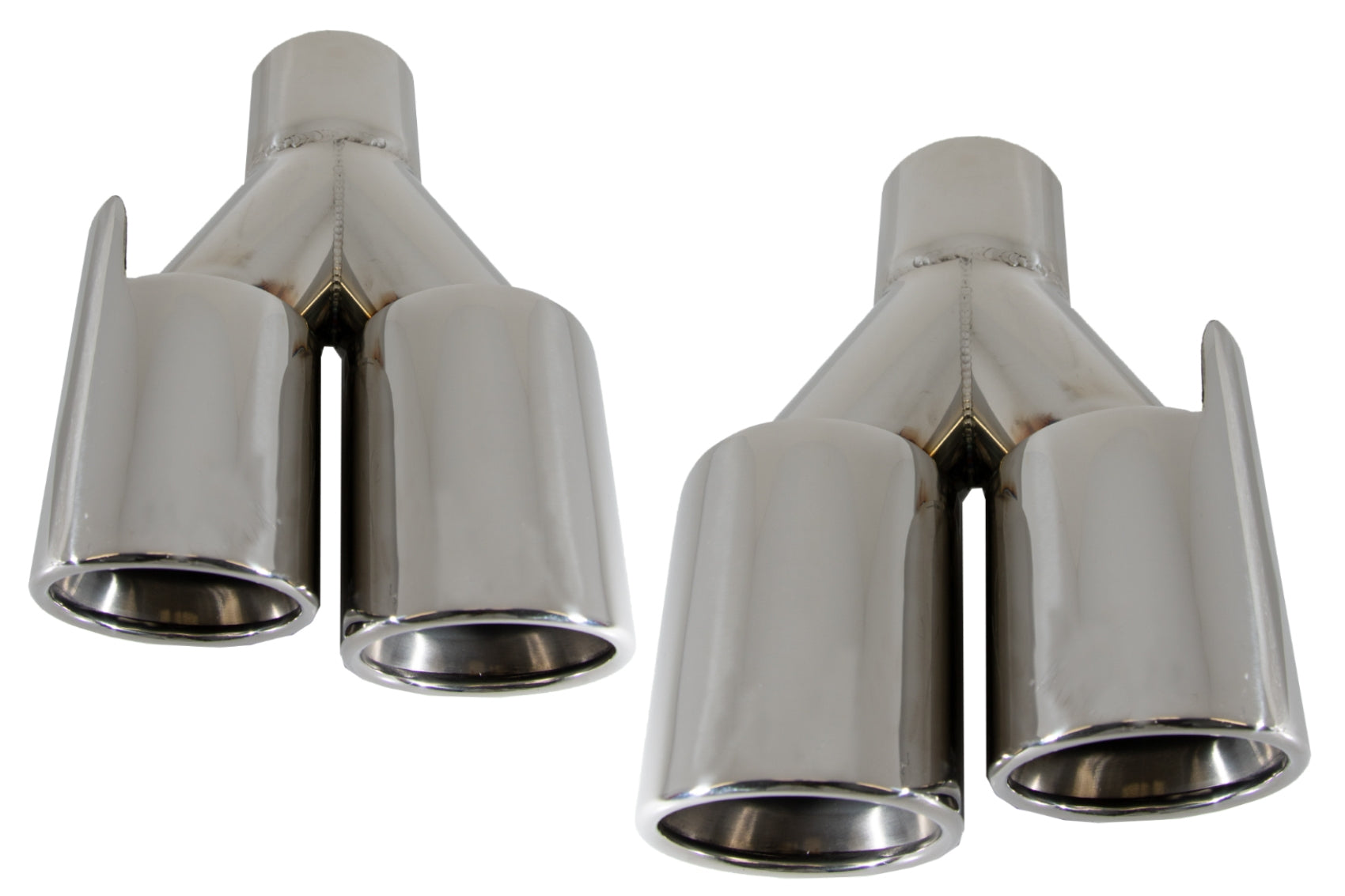 Endrohre Auspuff für BMW E46 E90 F30 E60 F10 E92 E93 M3 M5 M-Power Look CarPartsTuning