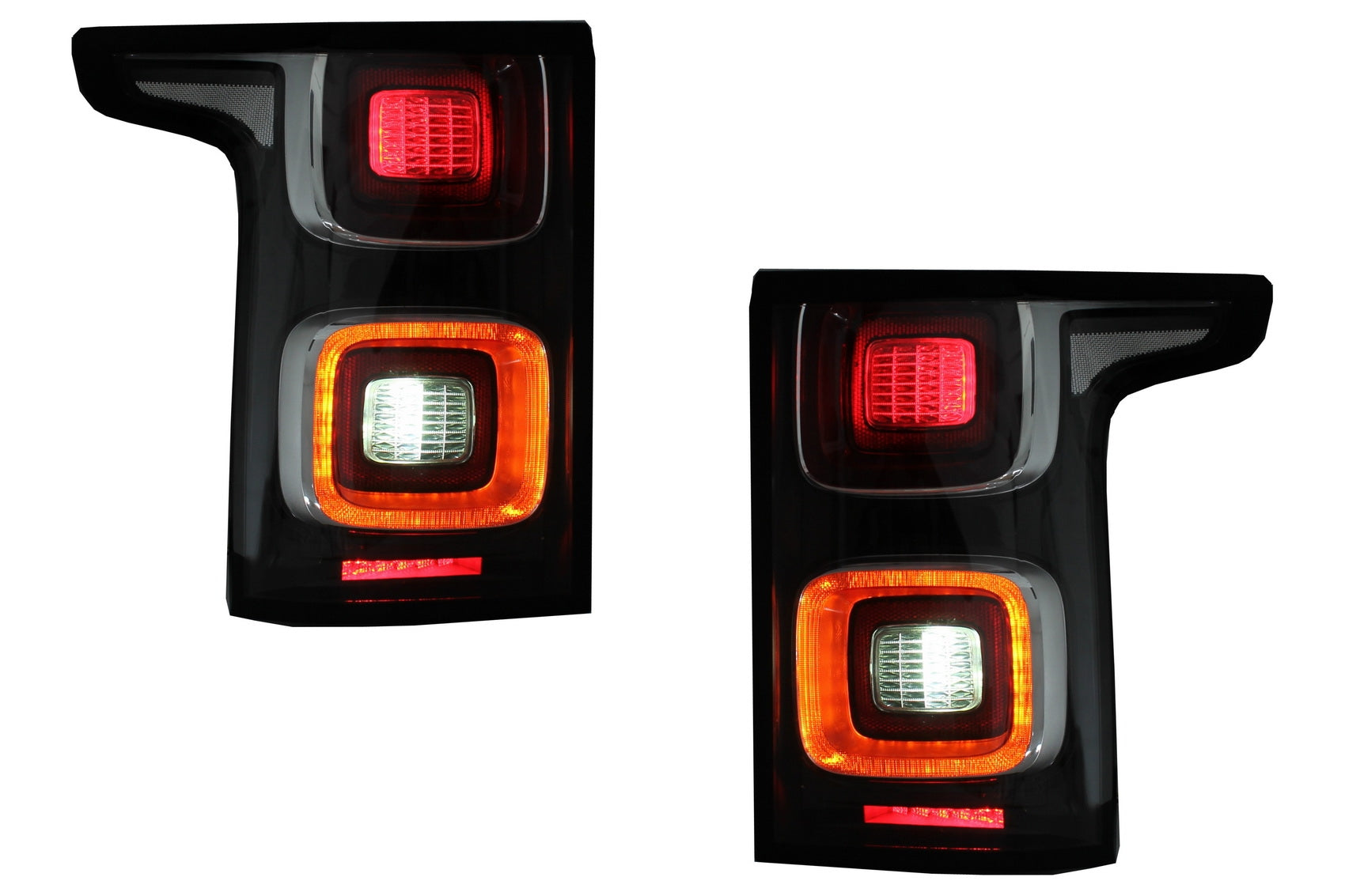 Full LED Rückleuchten für Range Rover Vogue L405 2013-2017 Facelift Look Rauch Carpartstuning Austria