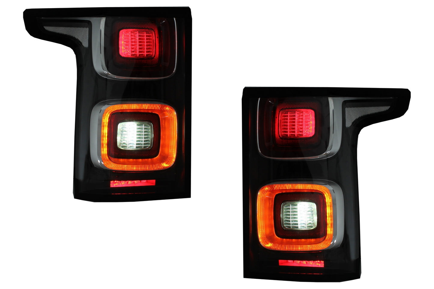 Full LED Rückleuchten für Range Rover Vogue L405 2013-2017 Facelift Look Rauch Carpartstuning Austria