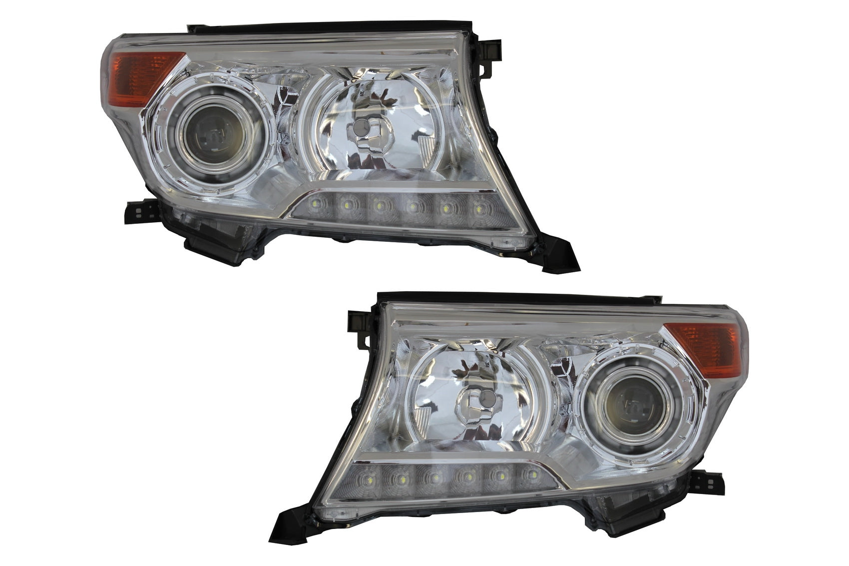 Scheinwerfer LED DRL für Toyota Land Cruiser FJ200 08-12 Upgrade auf Facelift 12 Modell CarPartsTuning