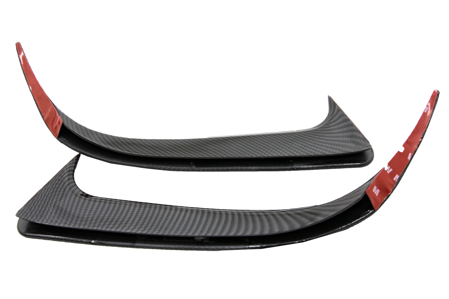 Heckschürzenklappen Seitenflossen Flips passend für MERCEDES CLA W117 (2014-2018) Carbon Edition KITT