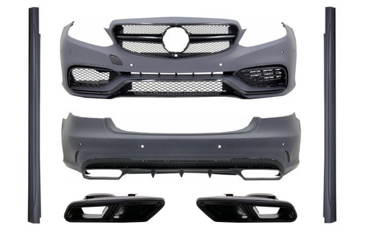 Body Kit für Mercedes E W212 Facelift 13-16 Stoßstange Auspuffspitzen E63 AMG CarPartsTuning