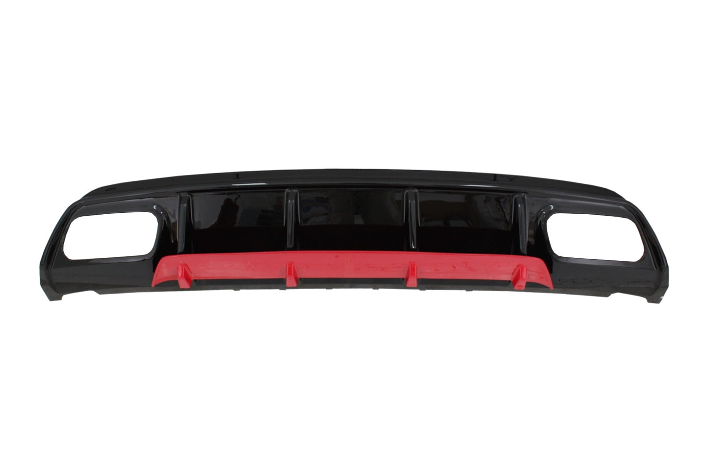 Heckschürze Diffusor passend für MERCEDES W176 A-Klasse (2012-2018) A45 Facelift Design Red Edition KITT