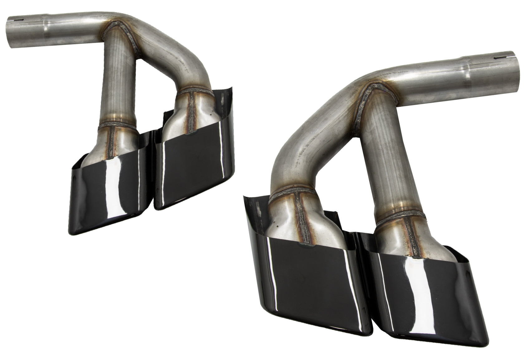 Auspuffspitzen Endrohre für Audi Q7 4M 2015-2019 SQ7 Look Schwarz Nur Benzin CarPartsTuning