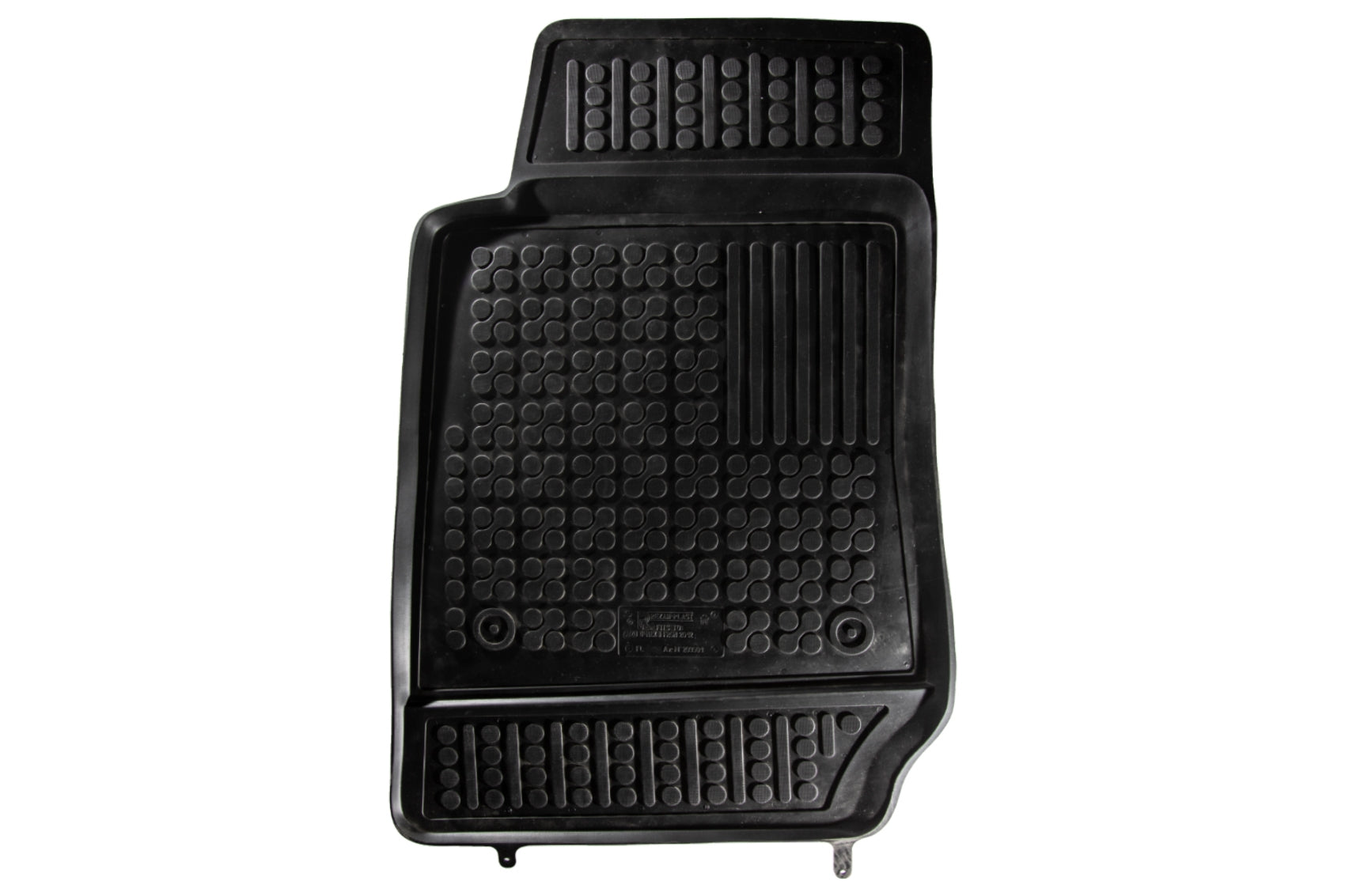 Gummibodenmatte für Isuzu D - MAX II 2011+ Farbe Schwarz CarPartsTuning