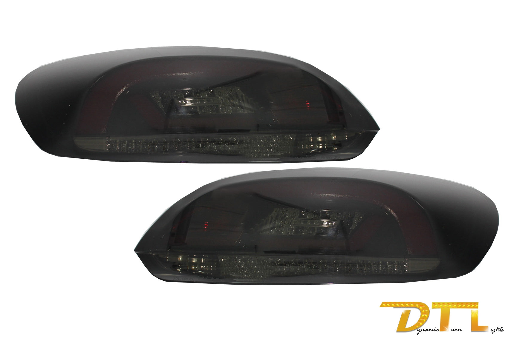 Lichtleiste Rückleuchten für VW SCIROCCO MK3 III 08-13 Schwarz Dynamisch Wenden CarPartsTuning