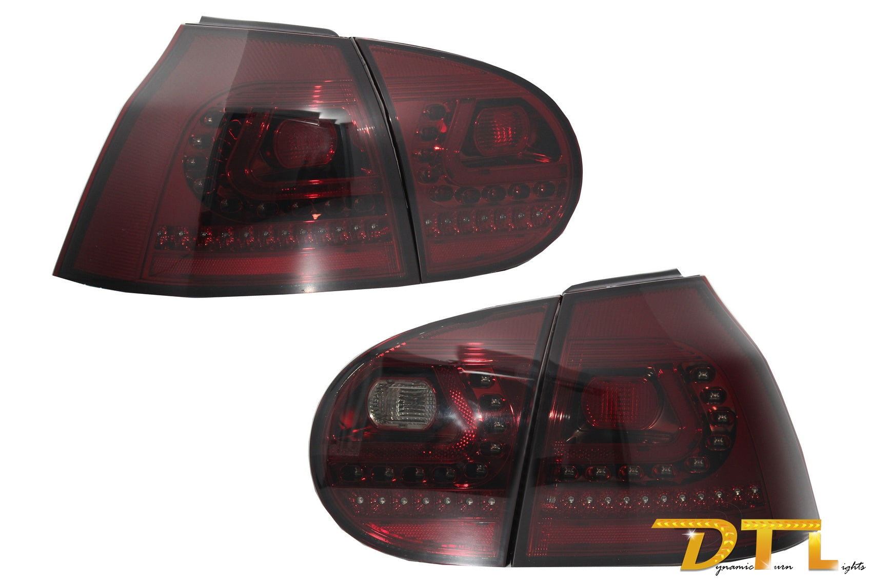 LITEC LED Rückleuchten für VW Golf 5 V 04-09 Rot Dynamisch Sequentiell Wenden CarPartsTuning