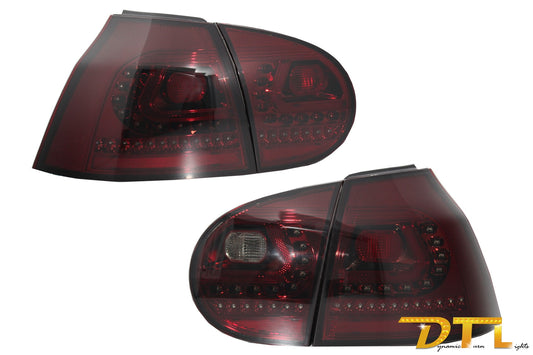 LITEC LED Rückleuchten für VW Golf 5 V 04-09 Rot Dynamisch Sequentiell Wenden CarPartsTuning