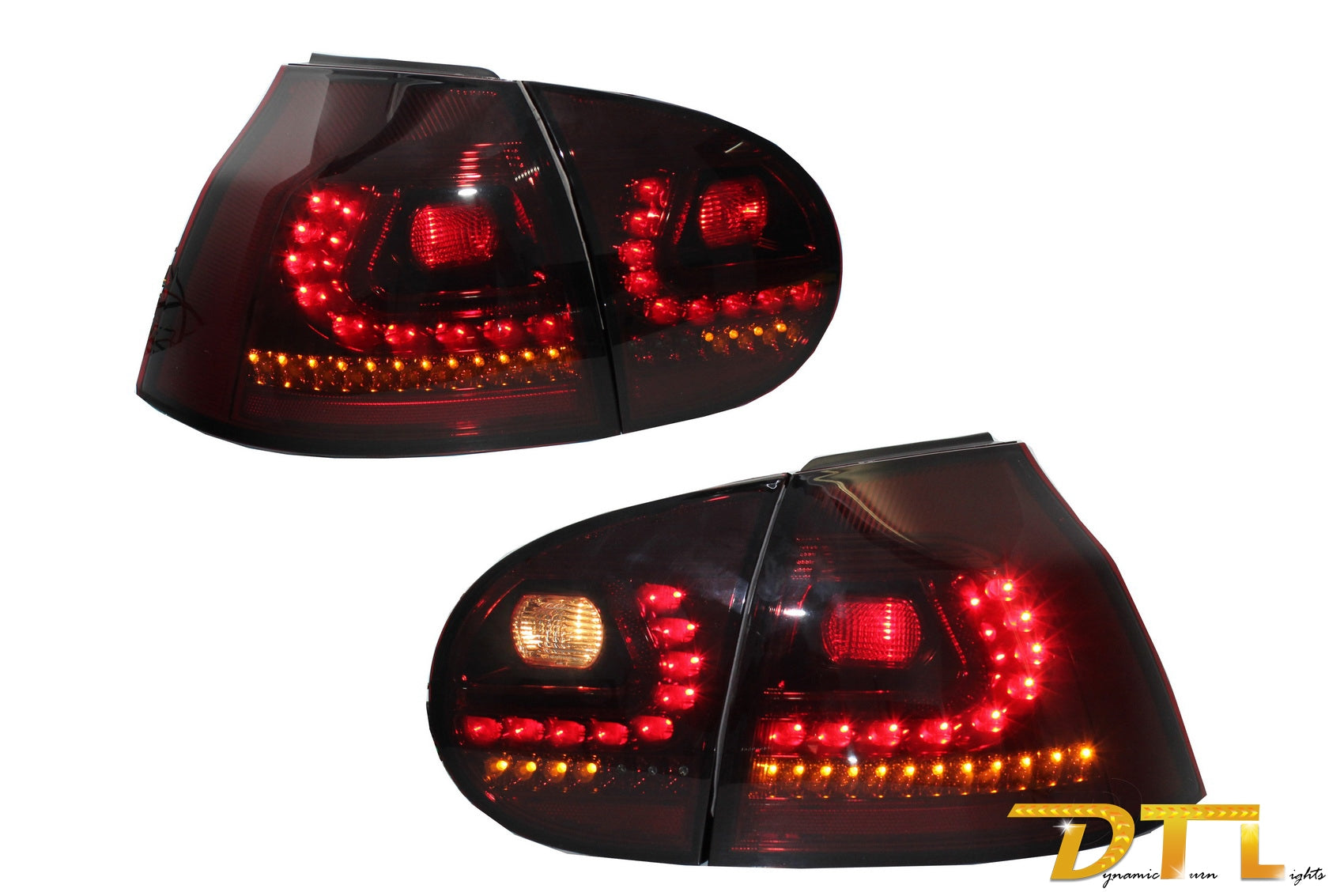 LITEC LED Rückleuchten für VW Golf 5 V 04-09 Rot Dynamisch Sequentiell Wenden CarPartsTuning
