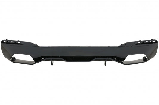 Diffusor für BMW 5 G30 G31 Limo Touring 17+ M Performance Auspuffspitzen Schwarz CarPartsTuning