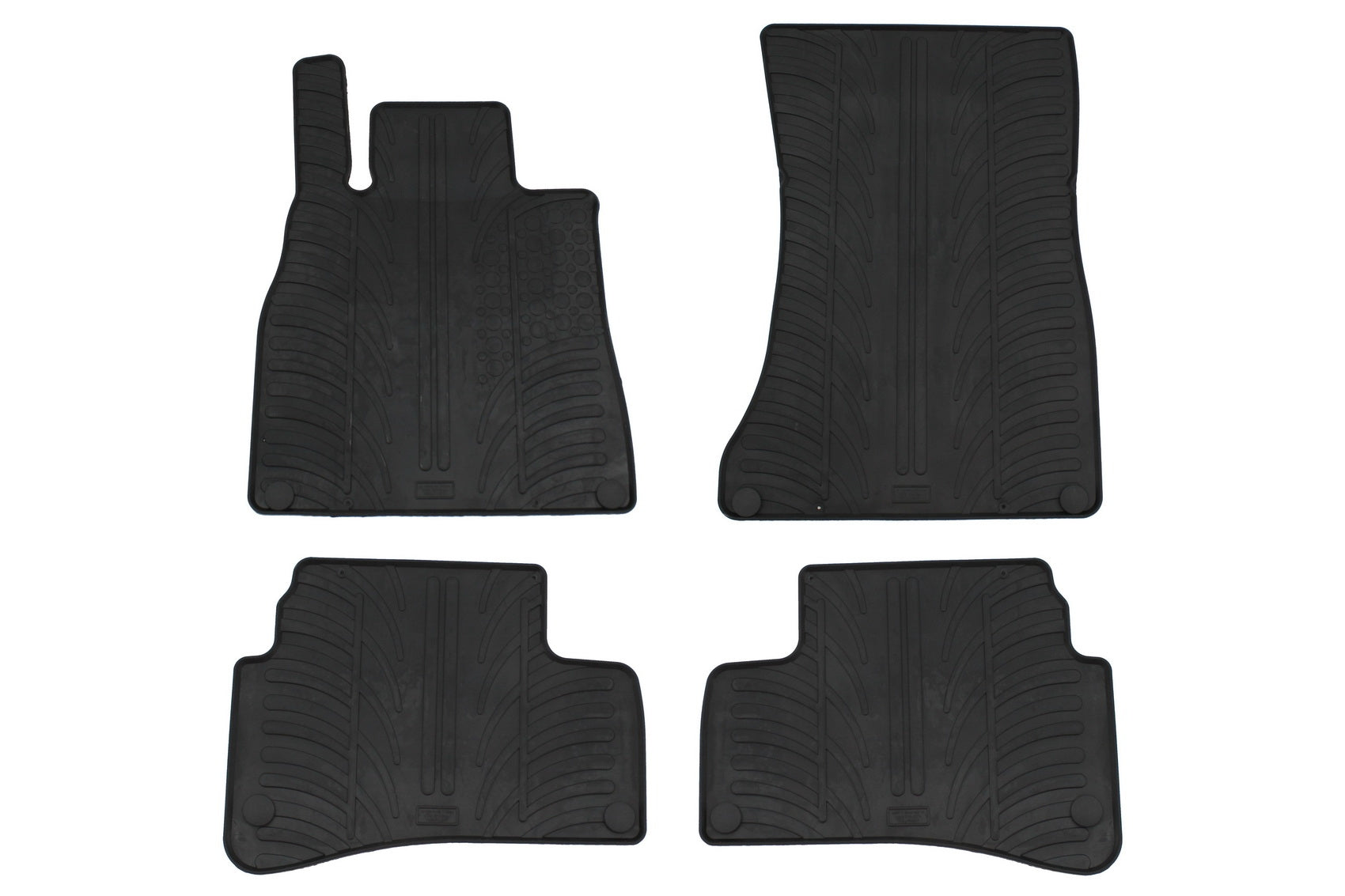 Gummifußmatten für Mercedes S-Klasse W222 Auto Fußmatten (09.2013-)- CarPartsTuning