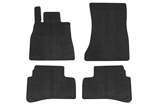 Gummifußmatten für Mercedes S-Klasse W222 Auto Fußmatten (09.2013-)- CarPartsTuning