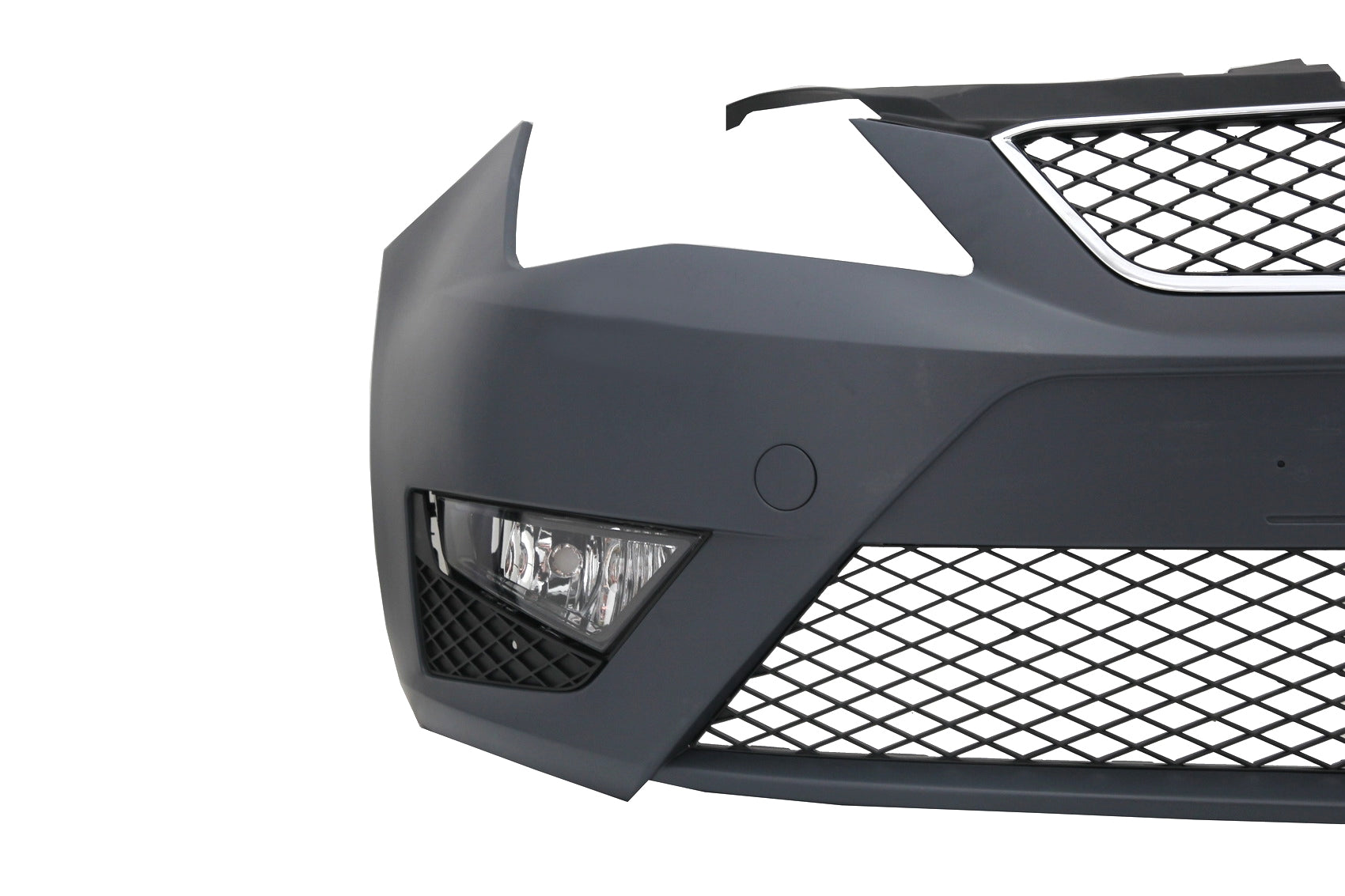 Vordere Stoßstange mit Gitter für Seat Ibiza 6J5 2013-2015 FR Look Ohne SRA CarPartsTuning
