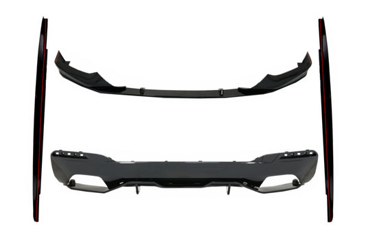 Spoilerlippe & Diffusor & Seitenschweller Erweiterung für BMW 5 G30 G31 17-19 M-Look CarPartsTuning