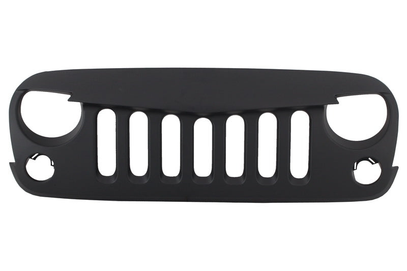 Kühlergrill für Jeep Wrangler Rubicon JK 07-17 Scheinwerfer & Blinklicht Licht CarPartsTuning