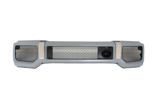 Stoßstange BullBar Spoilerlippe LED DRL Verlängerung für Mercedes G W463 89-17 G65 Look CarPartsTuning