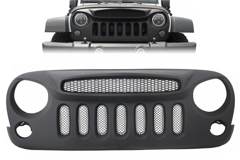 Gitter Specter Mask für Jeep Wrangler Rubicon JK 07-17 Scheinwerfer Signallicht CarPartsTuning