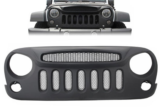 Gitter Specter Mask für Jeep Wrangler Rubicon JK 07-17 Scheinwerfer Signallicht CarPartsTuning