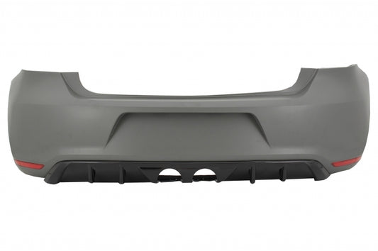 Hintere Stoßstange Auspuff System für VW Polo 6R 2009-2018 R400 Look Ohne PDC CarPartsTuning
