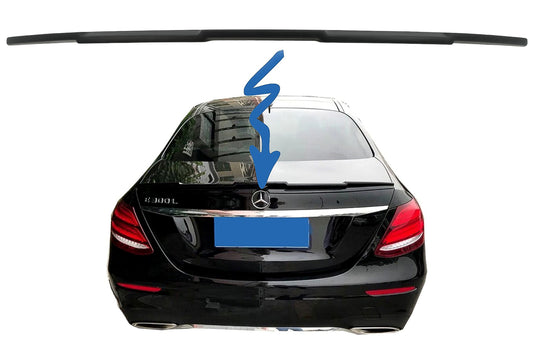 Heckspoiler passend für Mercedes E-Klasse W213 (2016-2019) Mattschwarz KITT