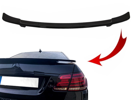 Kofferraumspoiler für Mercedes E-Klasse W212 2009-2016 GTS Look Glänzend Schwarz CarPartsTuning